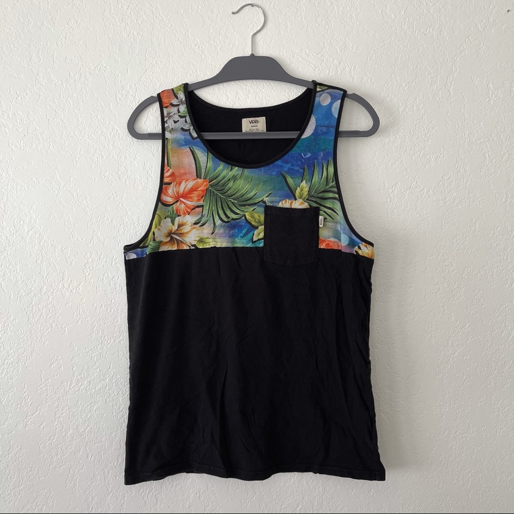 Unisex Vans Hilby Cotton/Polyester Pocket Tank Top